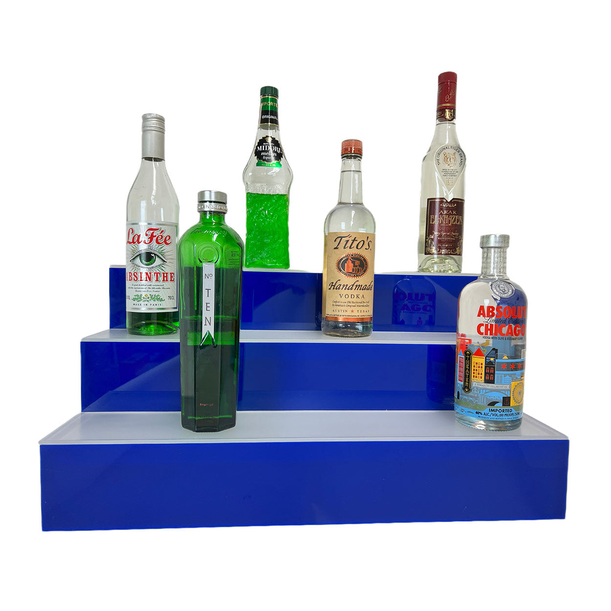 Armana 3-Tier LED Liquor Shelf Display