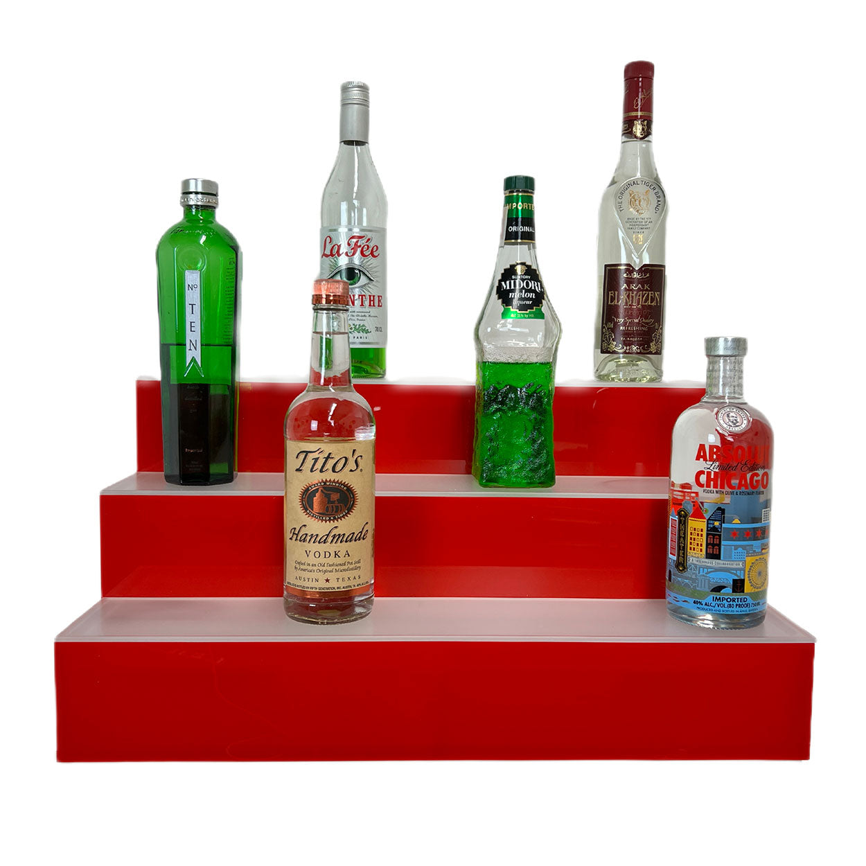 Armana 3-Tier LED Liquor Shelf Display