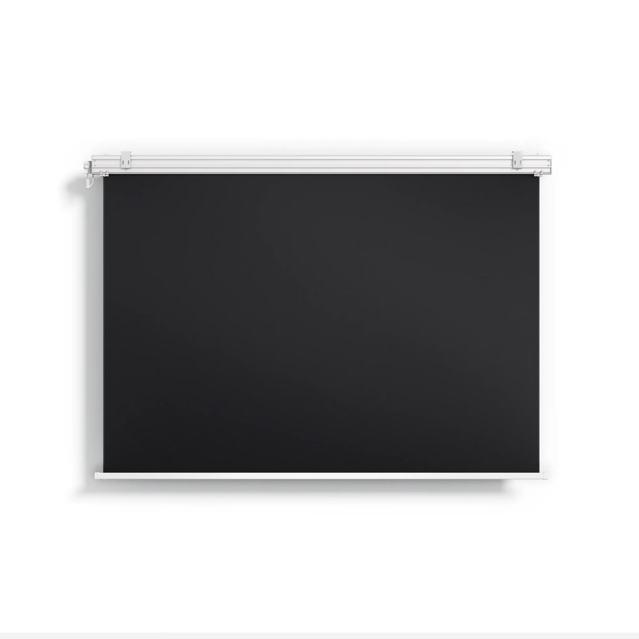 Valerion Backyard Weather-Proof Motorized Drop-Down Matte White Screen