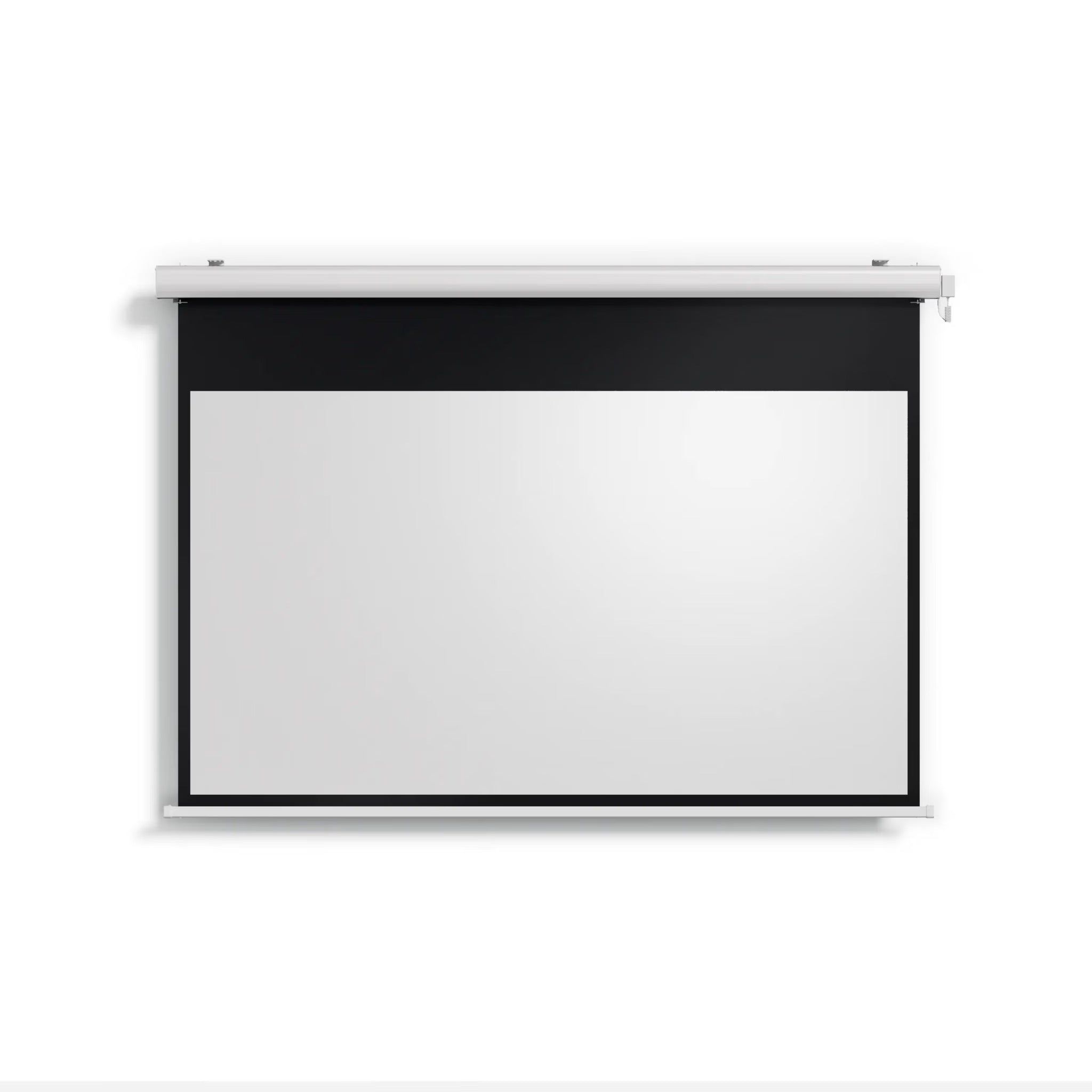 Valerion Backyard Weather-Proof Motorized Drop-Down Matte White Screen