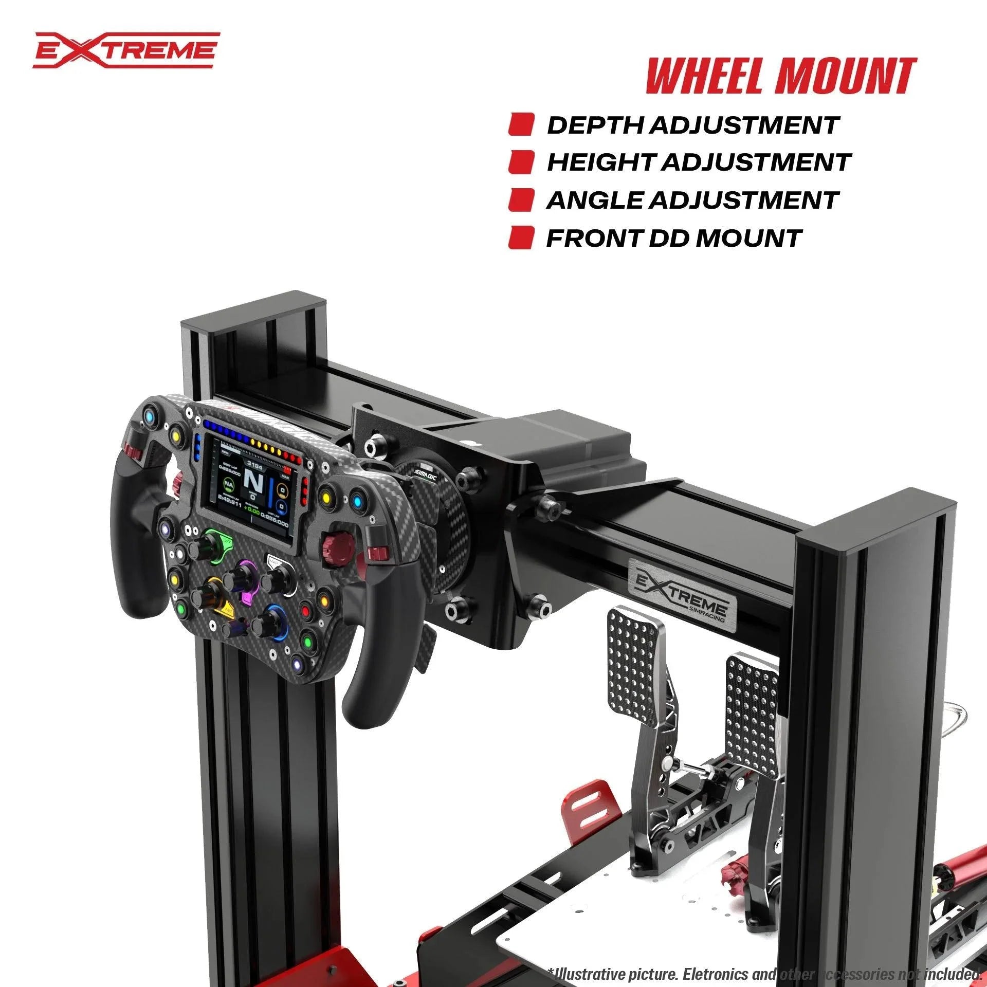 Extreme Simracing AX160 Aluminum Profile Simulator Sim Racing Rig