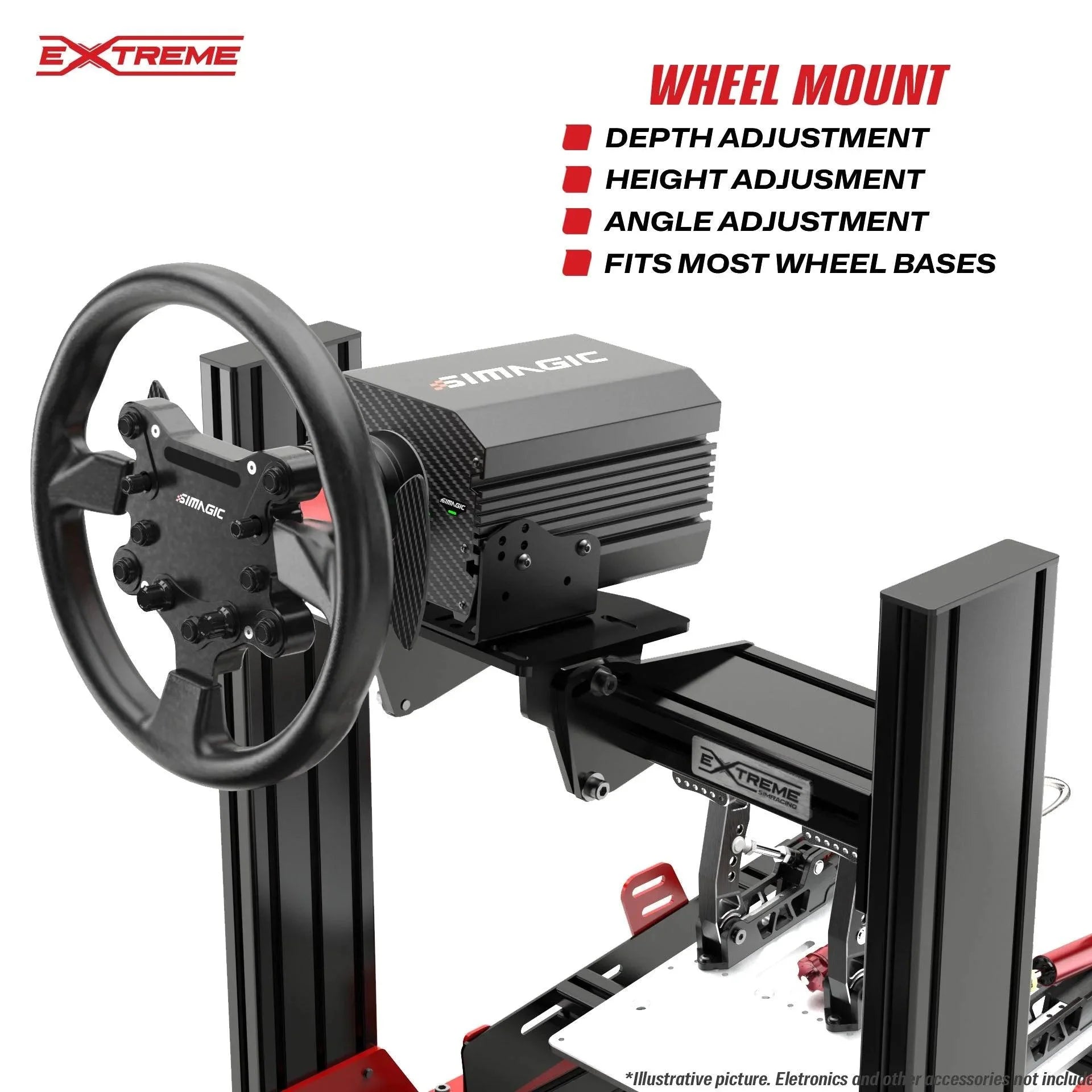 Extreme Simracing AX160 Aluminum Profile Simulator Sim Racing Rig