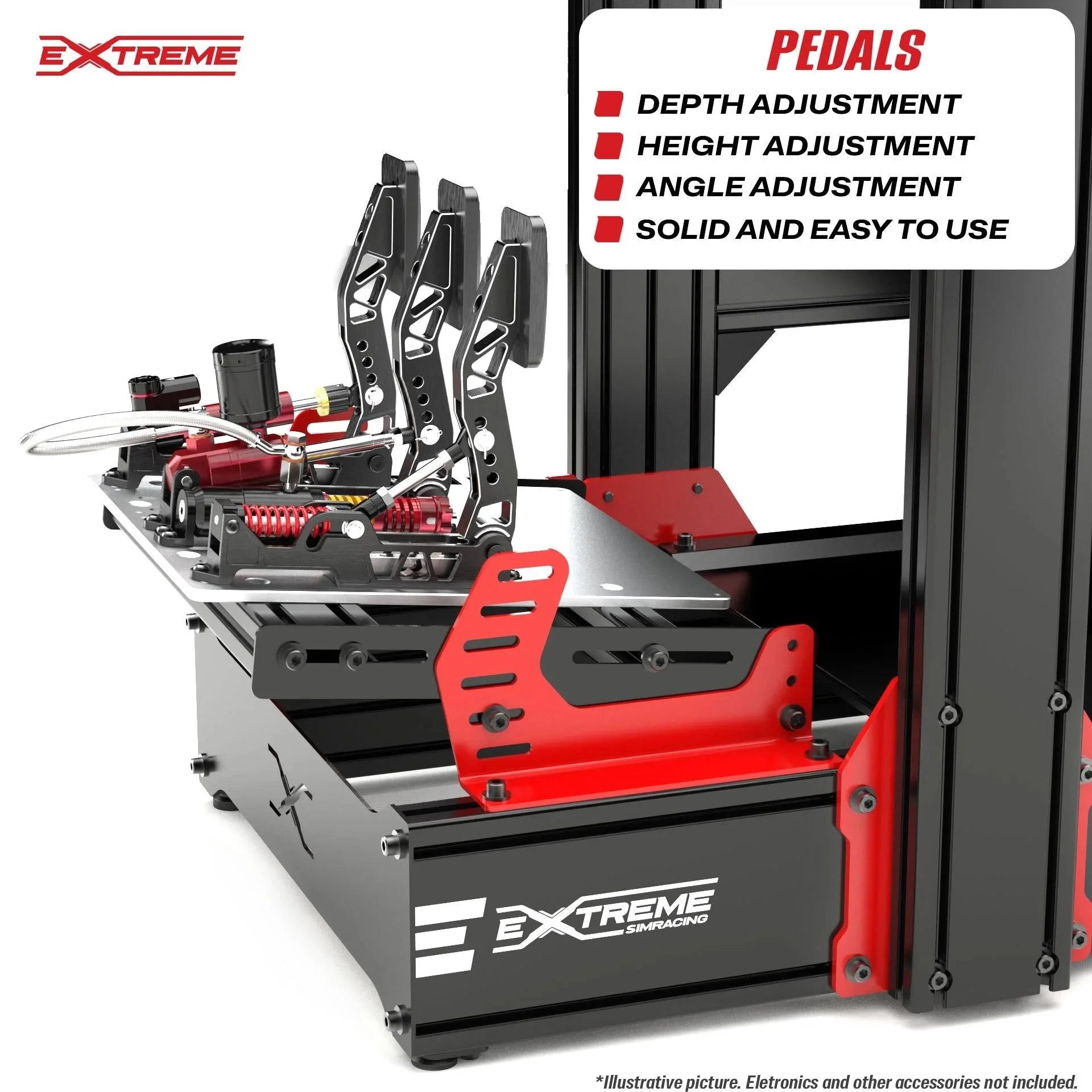 Extreme Simracing AX160 Aluminum Profile Simulator Sim Racing Rig
