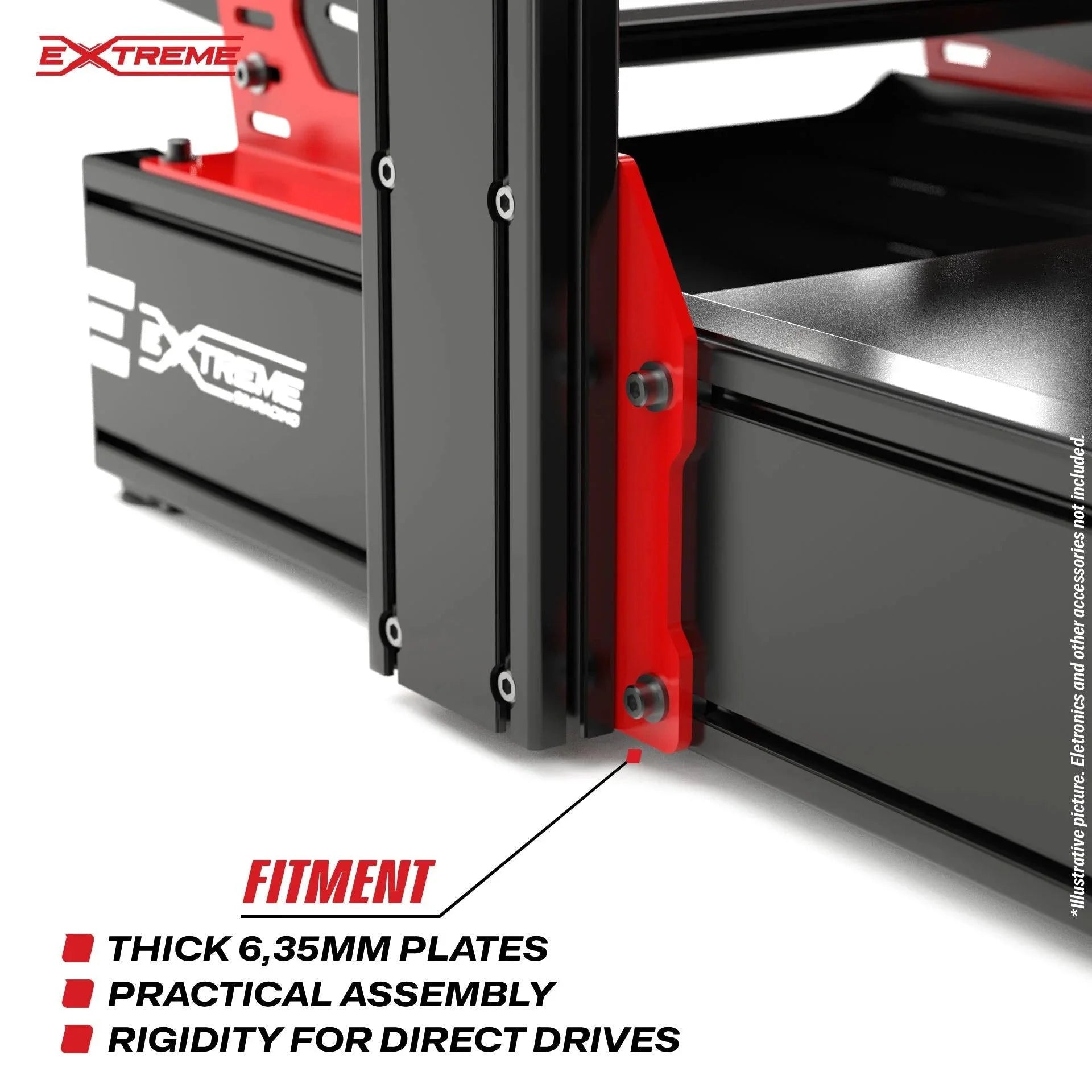 Extreme Simracing AX160 Aluminum Profile Simulator Sim Racing Rig