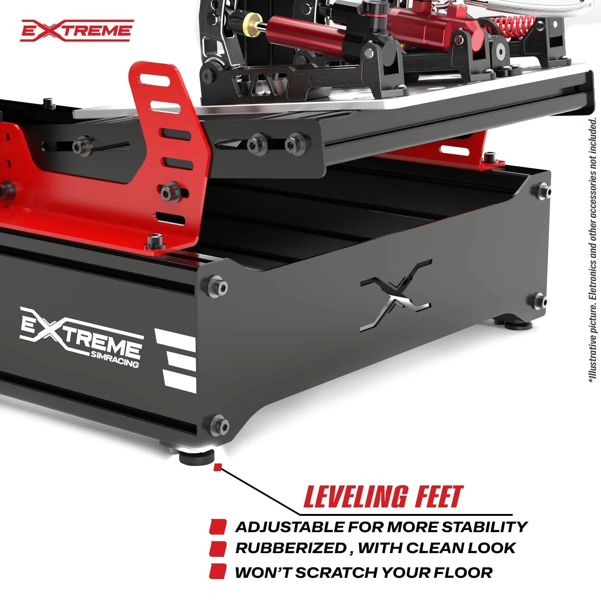 Extreme Simracing AX160 Aluminum Profile Simulator Sim Racing Rig