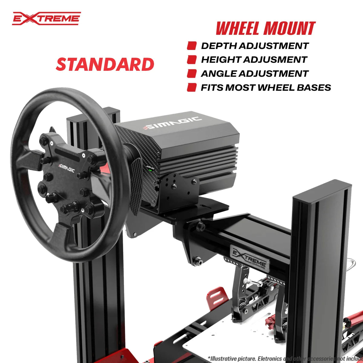 Extreme Simracing AX160 Aluminum Profile Simulator Sim Racing Rig