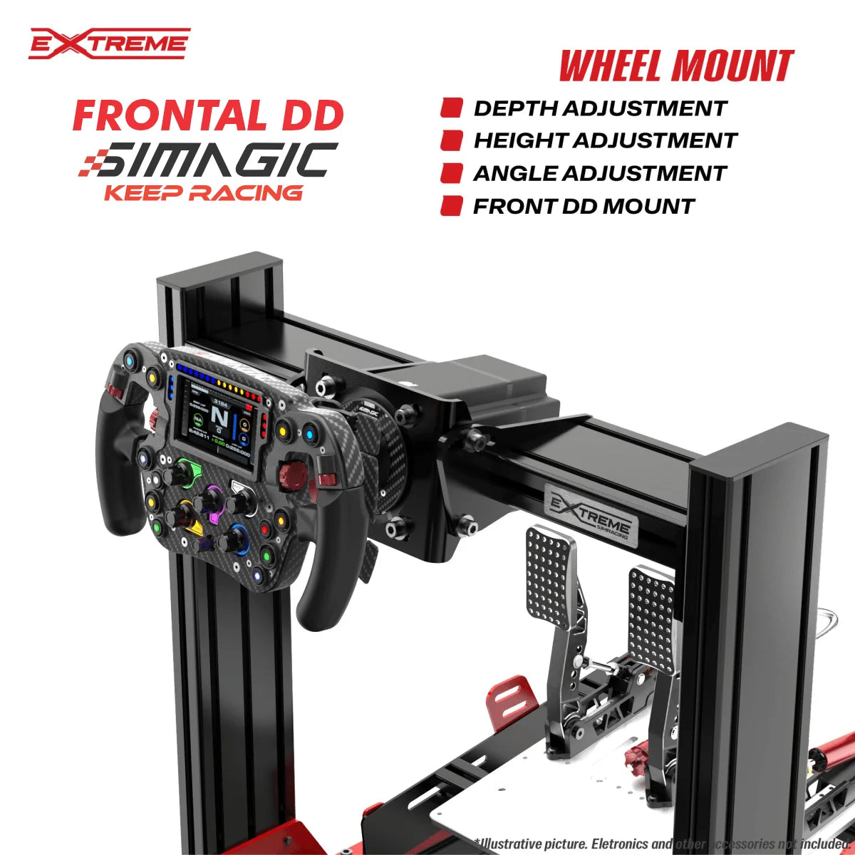 Extreme Simracing AX160 Aluminum Profile Simulator Sim Racing Rig