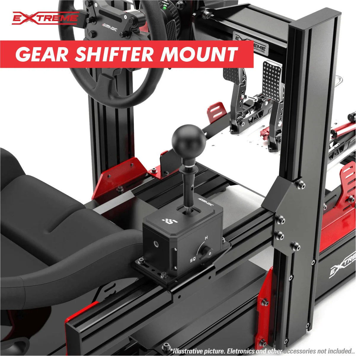 Extreme Simracing AX160 Aluminum Profile Simulator Sim Racing Rig