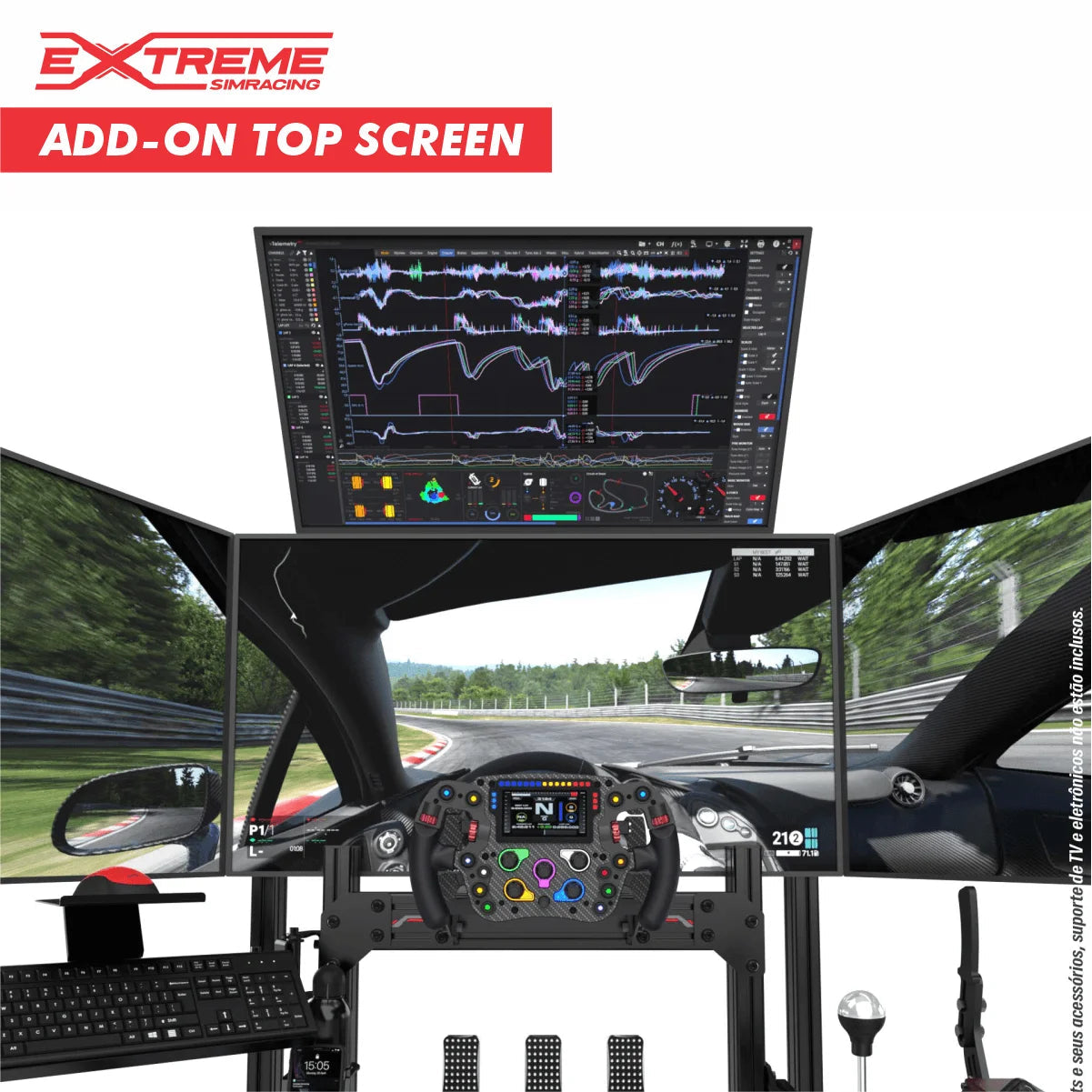 Extreme Simracing AX160 Aluminum Profile Simulator Sim Racing Rig