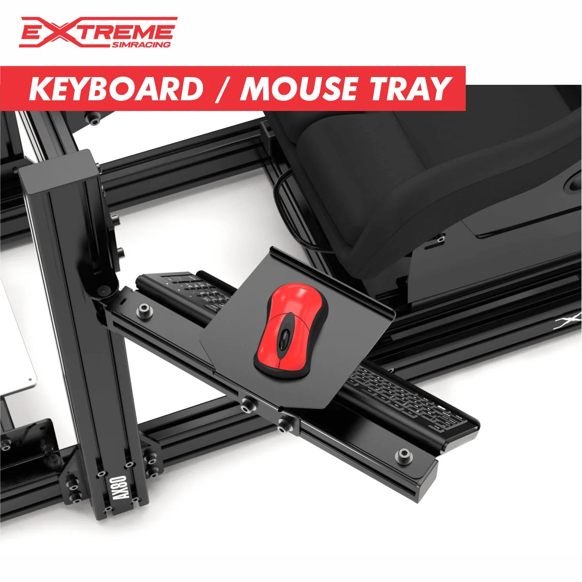 Extreme Simracing AX160 Aluminum Profile Simulator Sim Racing Rig