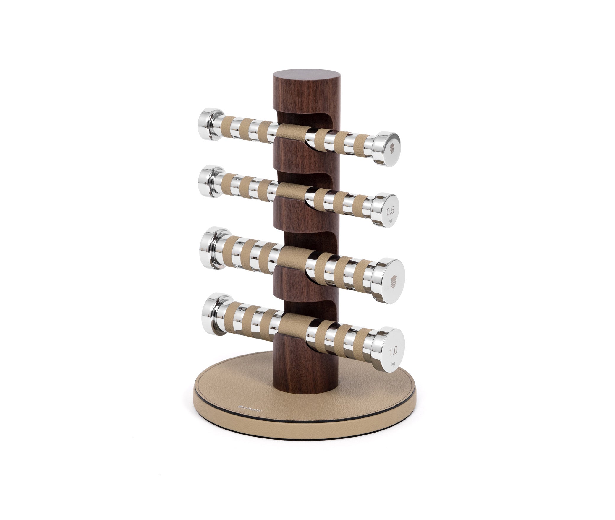 Pinetti Kit of 4 Dumbbells with stand