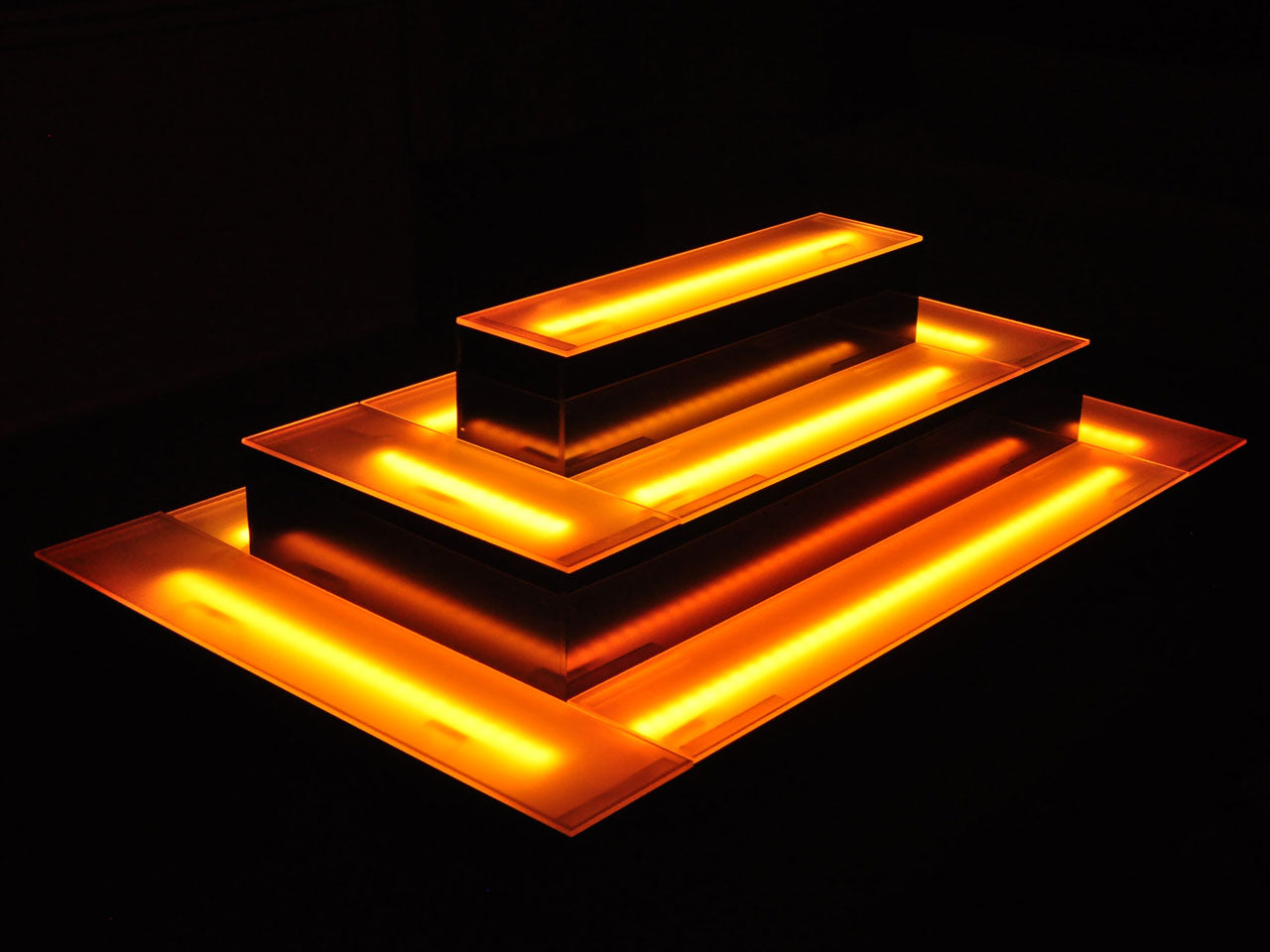 Armana Island 3-Tier LED Shelf Display