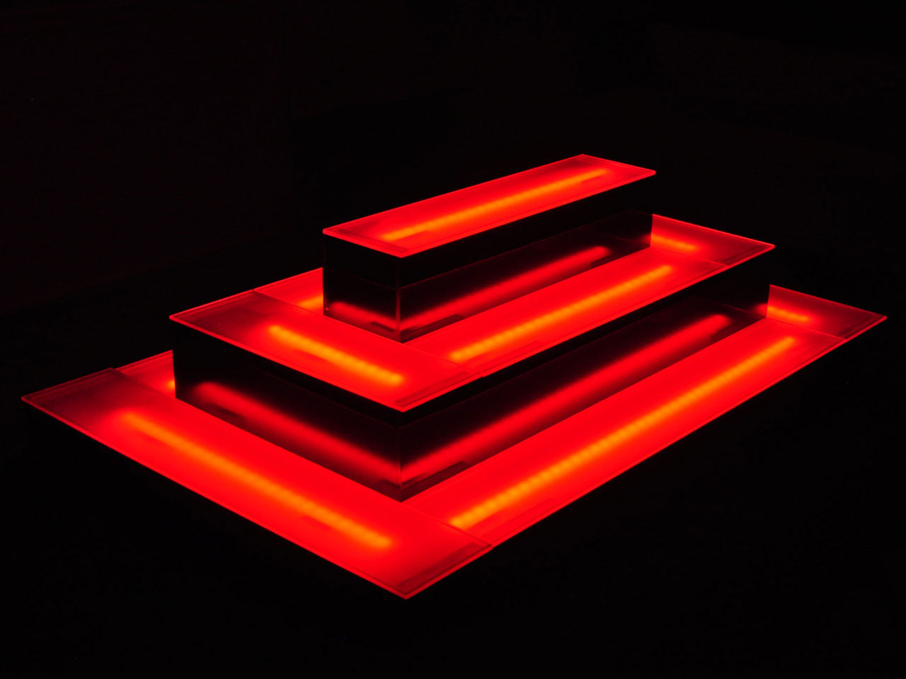 Armana Island 3-Tier LED Shelf Display