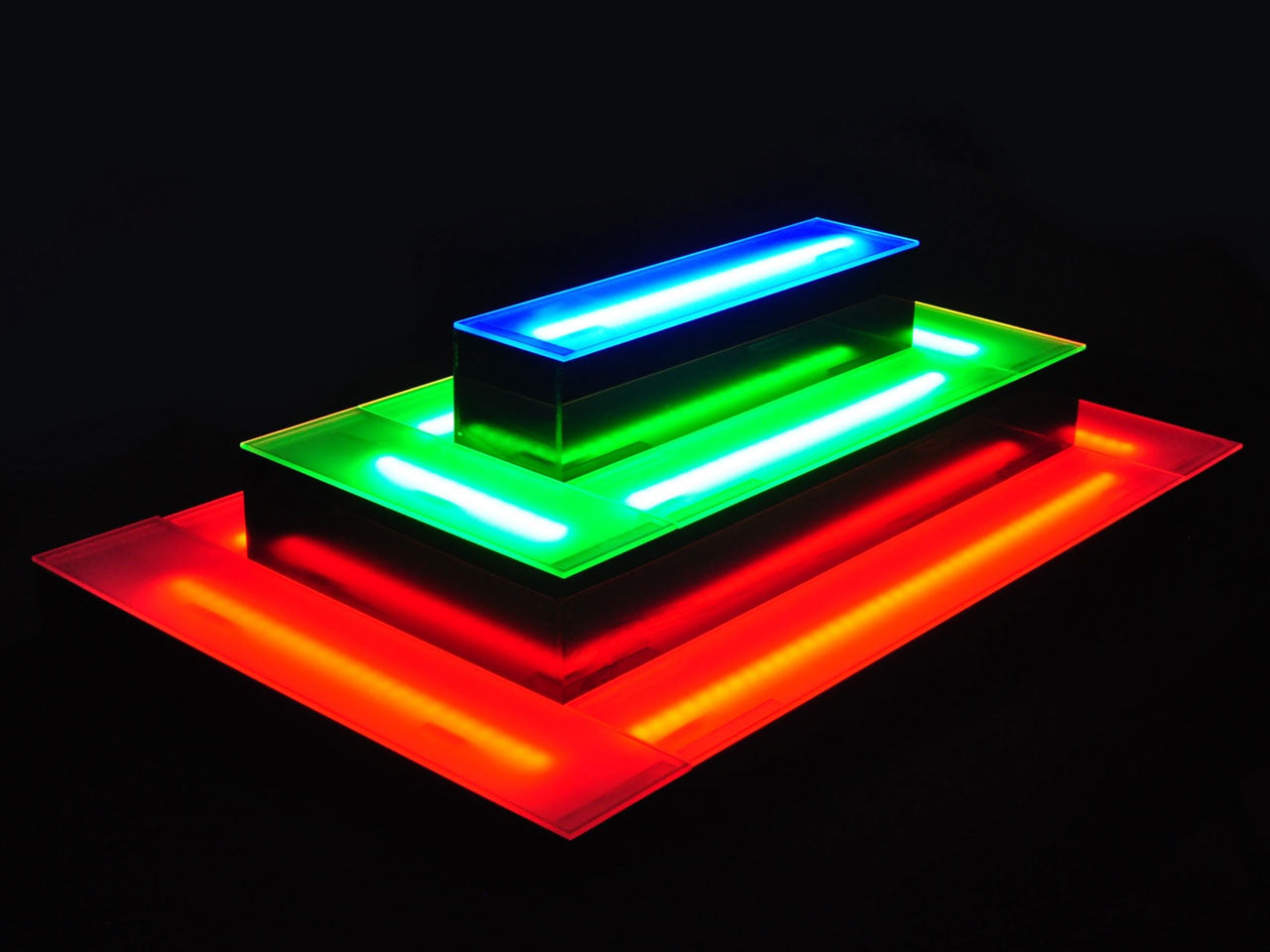Armana Island 3-Tier LED Shelf Display