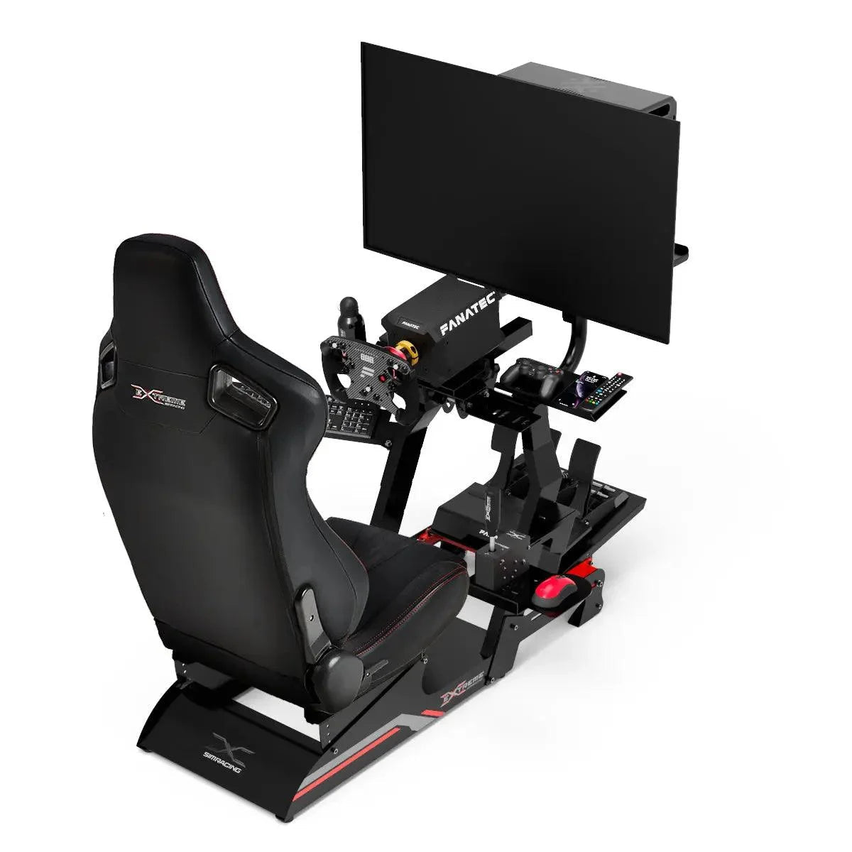 Extreme Simracing SIM RACING COCKPIT XT PREMIUM 3.0 – FULL ACCESSORIES EDITION (BLACK/BLACK)