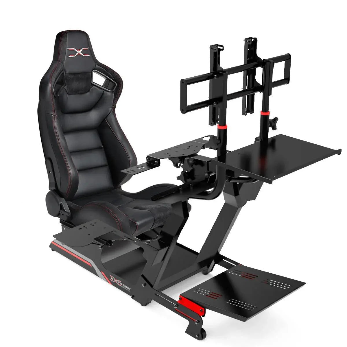 Extreme Simracing SIM RACING COCKPIT XT PREMIUM 3.0 – FULL ACCESSORIES EDITION (BLACK/BLACK)
