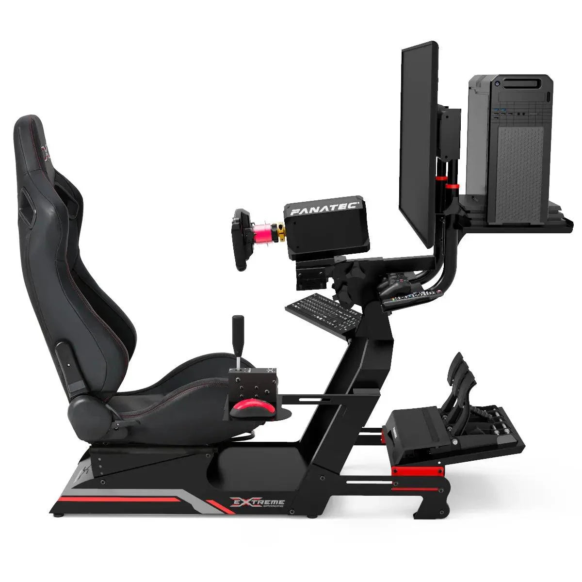 Extreme Simracing SIM RACING COCKPIT XT PREMIUM 3.0 – FULL ACCESSORIES EDITION (BLACK/BLACK)