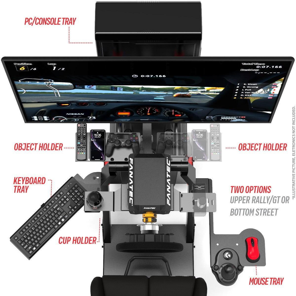 Extreme Simracing SIM RACING COCKPIT XT PREMIUM 3.0 – FULL ACCESSORIES EDITION (BLACK/BLACK)