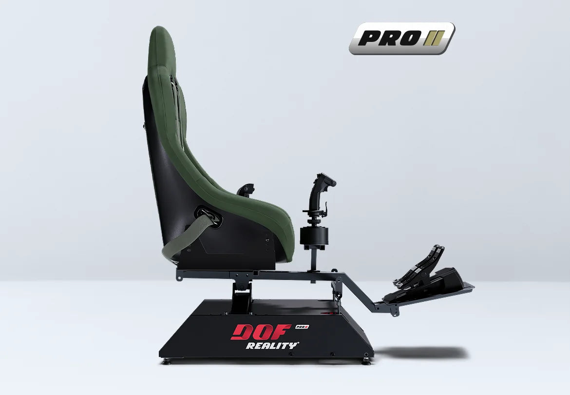 DOF Reality® P2 Motion Heli Cockpit – 2-Axis PRO (Ready-to-Play Platform)