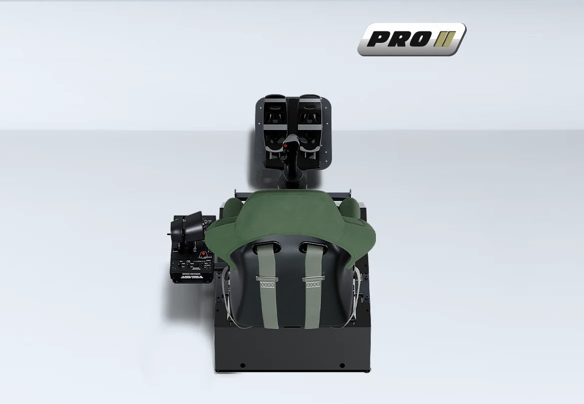 DOF Reality® P2 Motion Heli Cockpit – 2-Axis PRO (Ready-to-Play Platform)