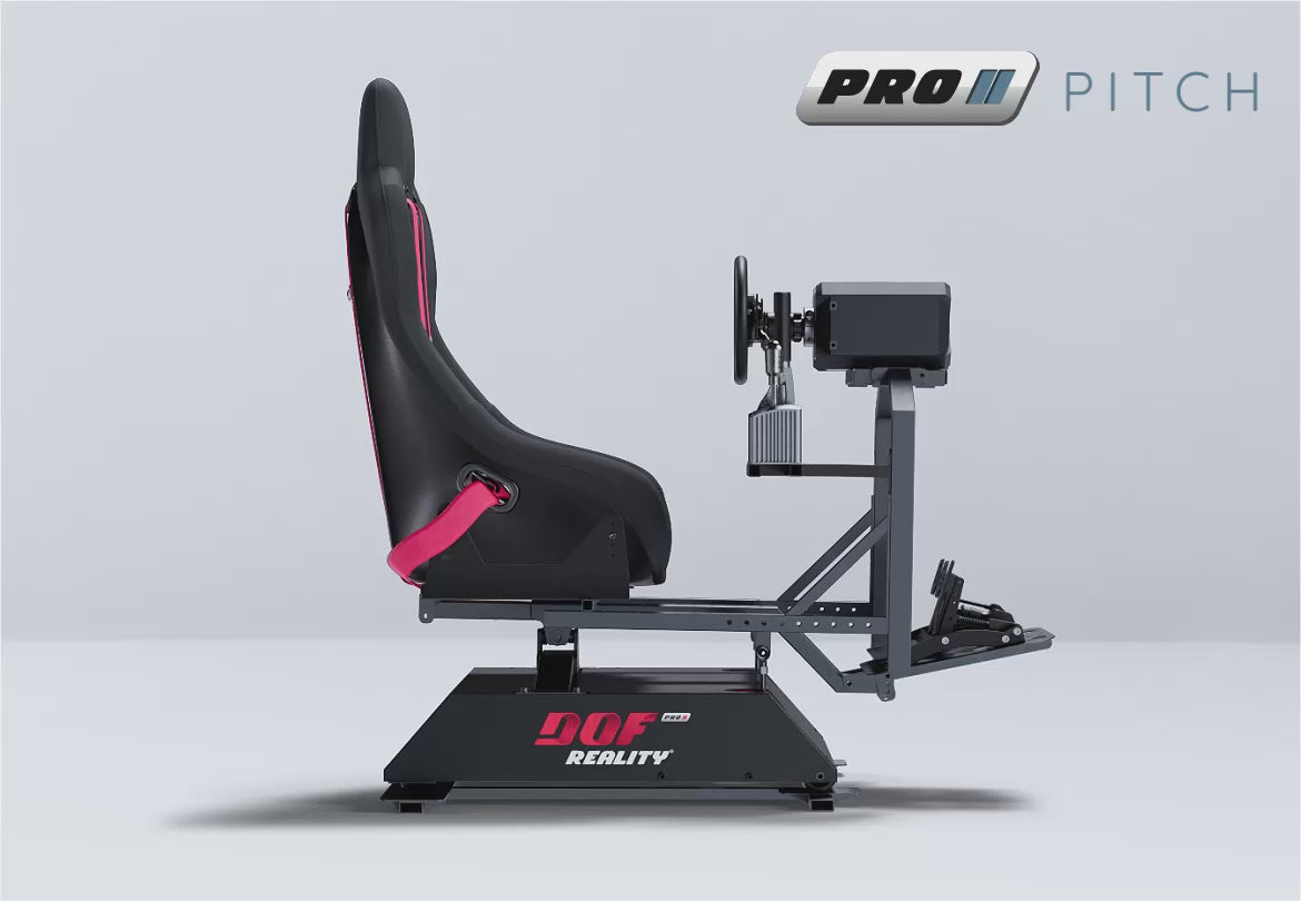 Load video: DOF Reality® P3 Motion Racing Rig – 3-Axis PRO (Ready-to-Play Platform)