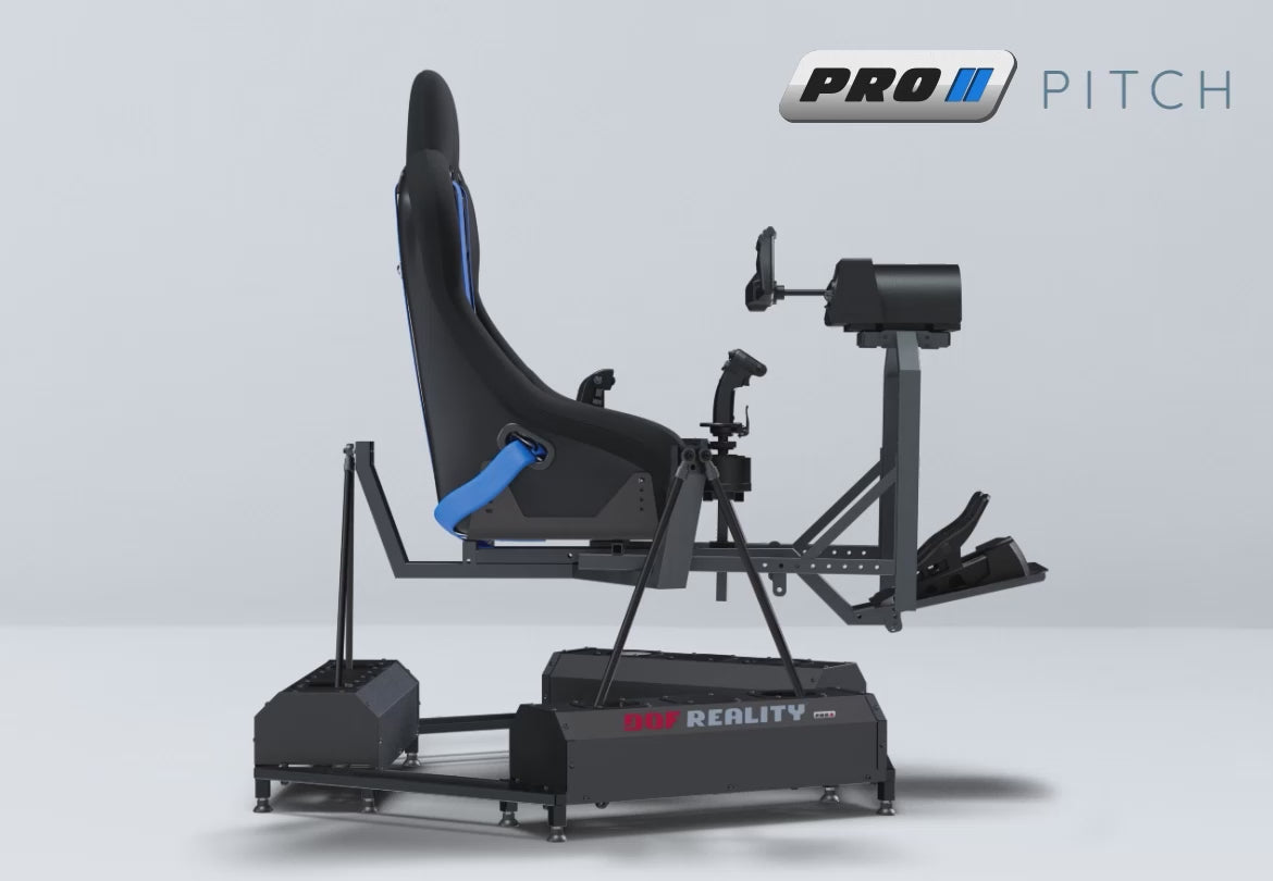 Load video: DOF Reality® P6 Motion Flight Simulator – 6-Axis PRO (Ready-to-Play Platform)