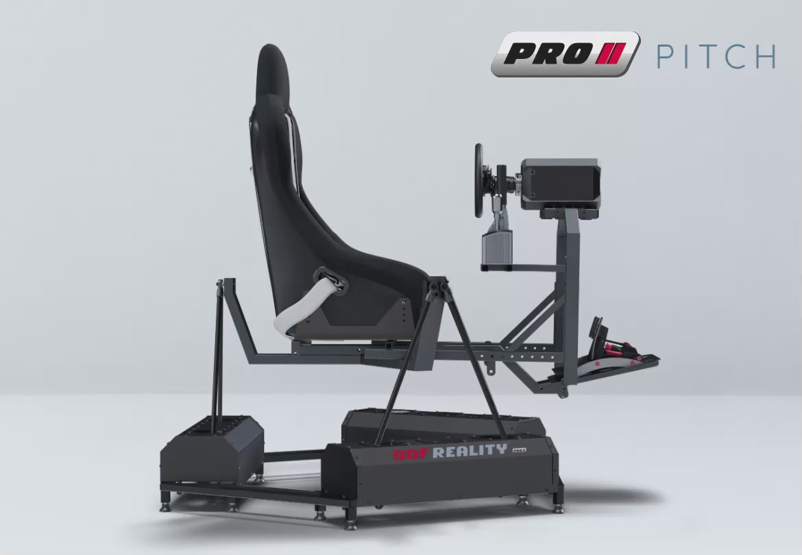 Load video: DOF Reality® P6 Motion Racing Rig – 6-Axis PRO (Ready-to-Play Platform)