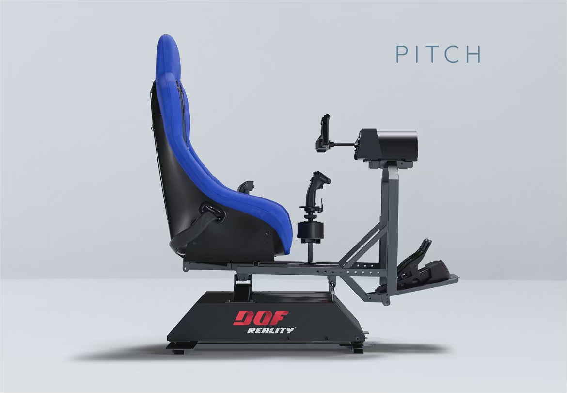 Load video: DOF Reality® H3 Motion Flight Simulator – 3-Axis HERO (Ready-to-Play Platform)